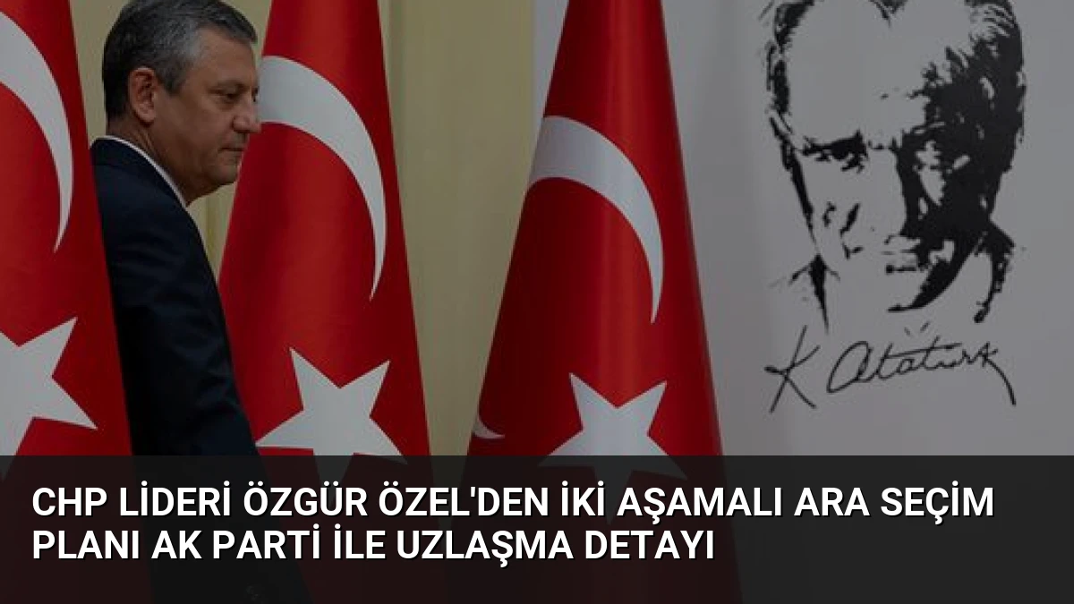 CHP Lideri Özgür Özel’den İki Aşamalı Ara Seçim Planı AK Parti ile Uzlaşma Detayı