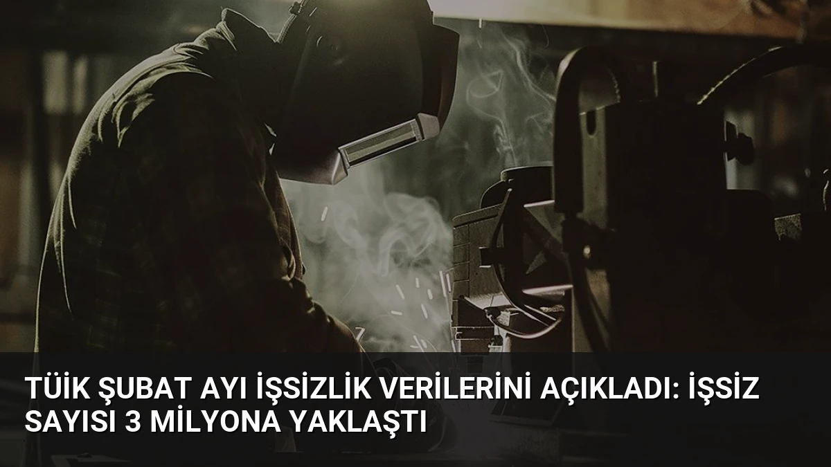 TÜİK Şubat Ayı İşsizlik Verilerini Açıkladı: İşsiz Sayısı 3 Milyona Yaklaştı