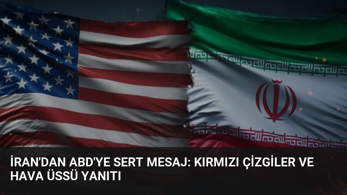 İran’dan ABD’ye Sert Mesaj: Kırmızı Çizgiler ve Hava Üssü Yanıtı
