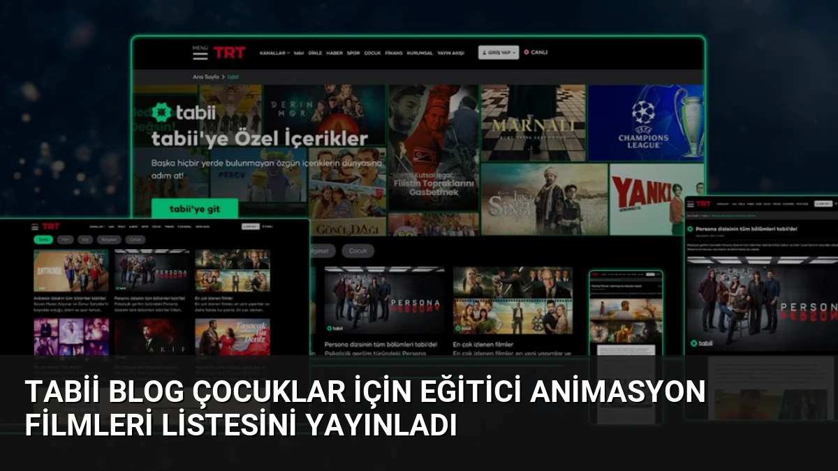 Tabii Blog Çocuklar İçin Eğitici Animasyon Filmleri Listesini Yayınladı