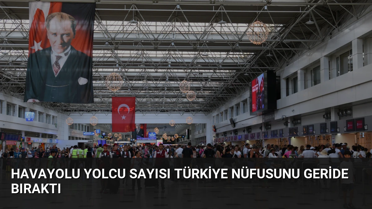 Havayolu Yolcu Sayısı Türkiye Nüfusunu Geride Bıraktı